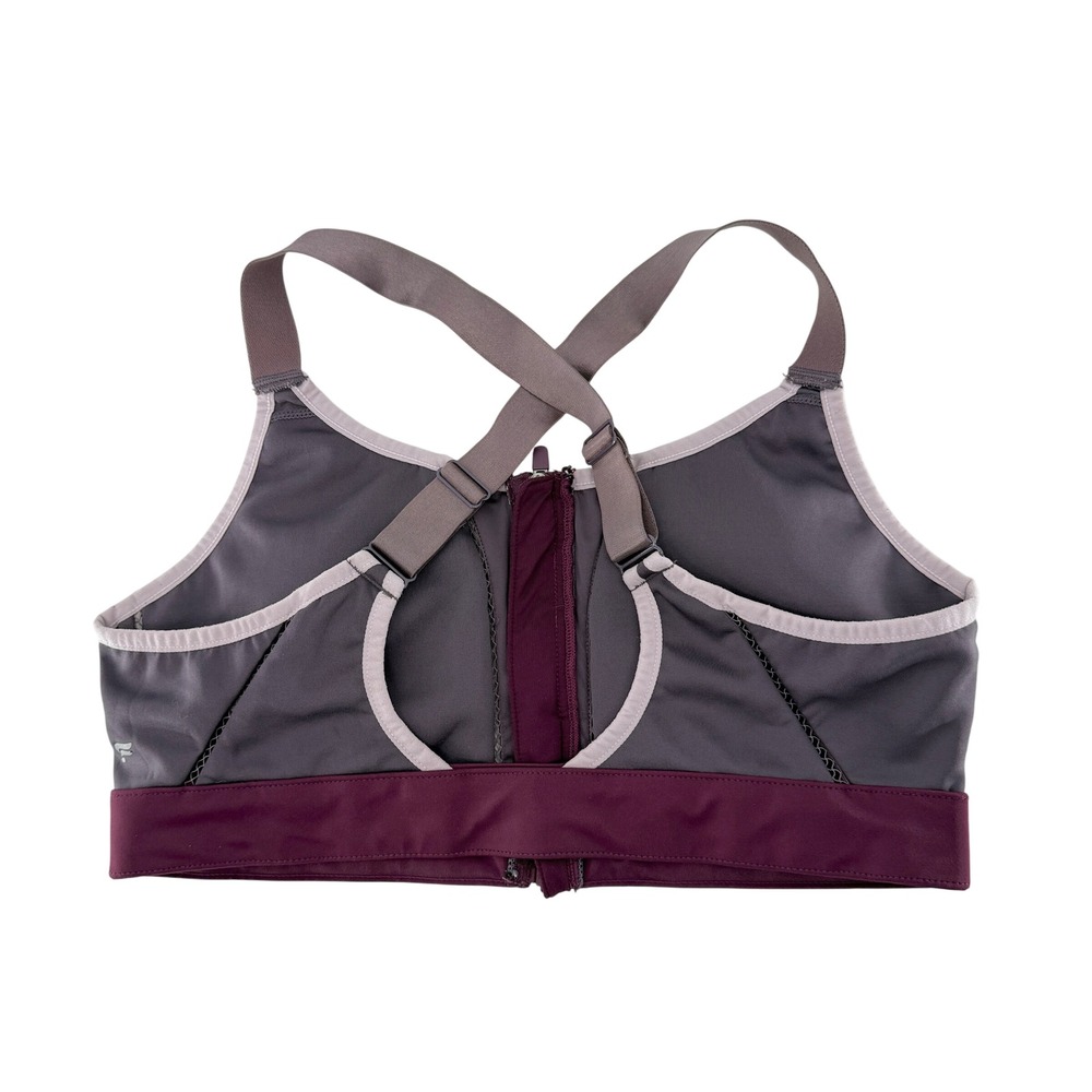 Fabletics Full Zip Front High Support Sports Bra … - image 2
